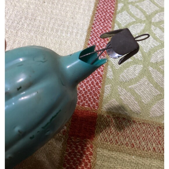 Antique USSR Painted Glass Christmas Fir-Tree Ornament Decoration Pickle - Picture 10 of 12